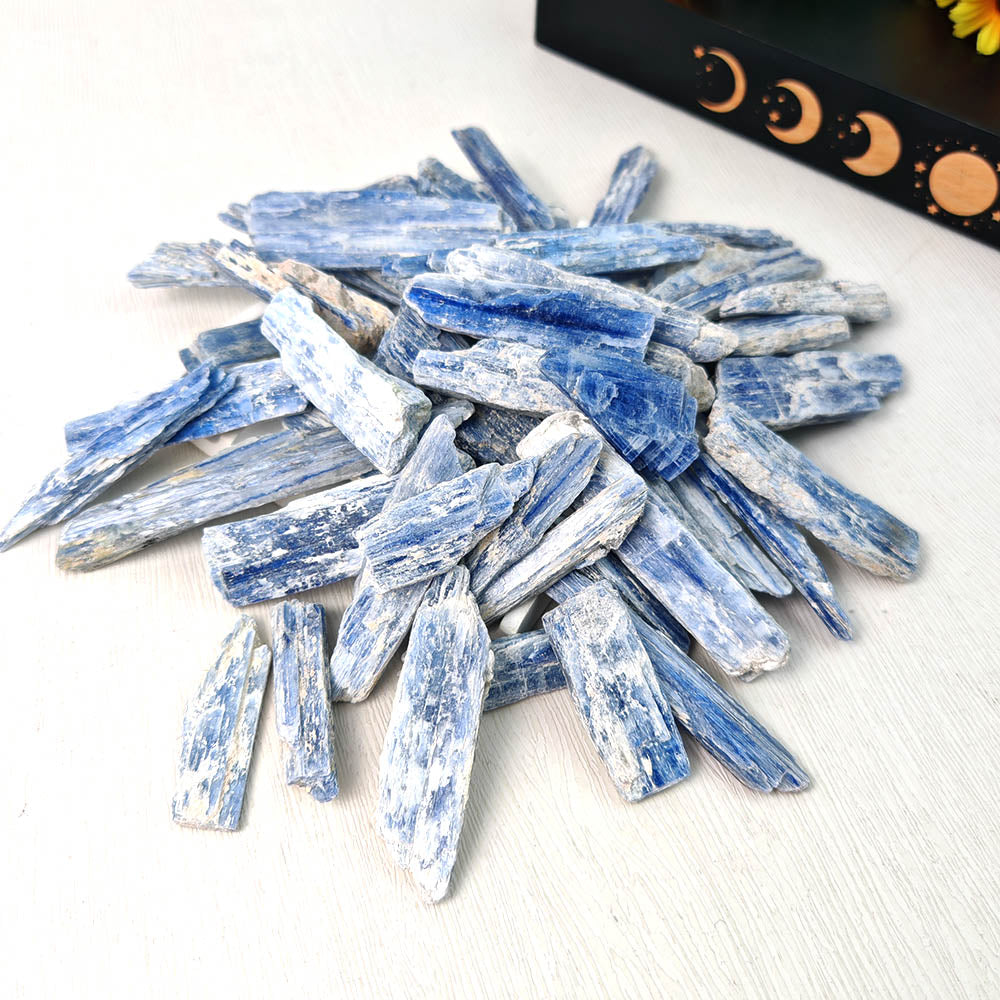 Blue Calcite Raw Stone Strips-1KG