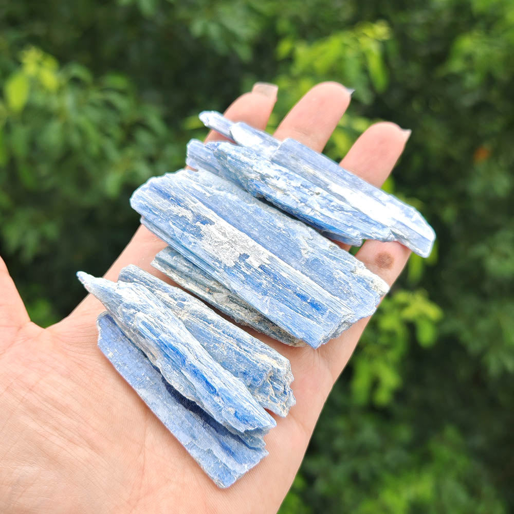 Blue Calcite Raw Stone Strips-1KG
