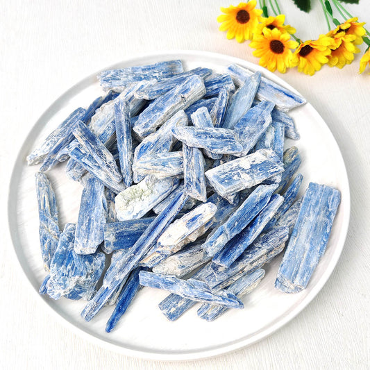 Blue Calcite Raw Stone Strips-1KG