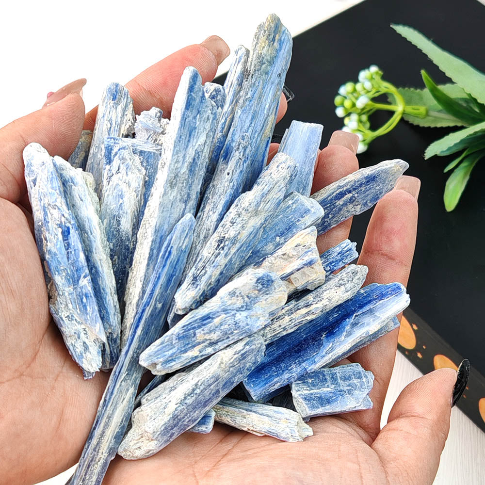 Blue Calcite Raw Stone Strips-1KG