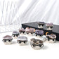 Amethyst Crystal Cluster Hedgehog Handmade Craft