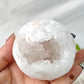 Clear Quartz Geode Ball Druzy Agate