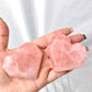 Rose Quartz Hand Carved Crystal Heart