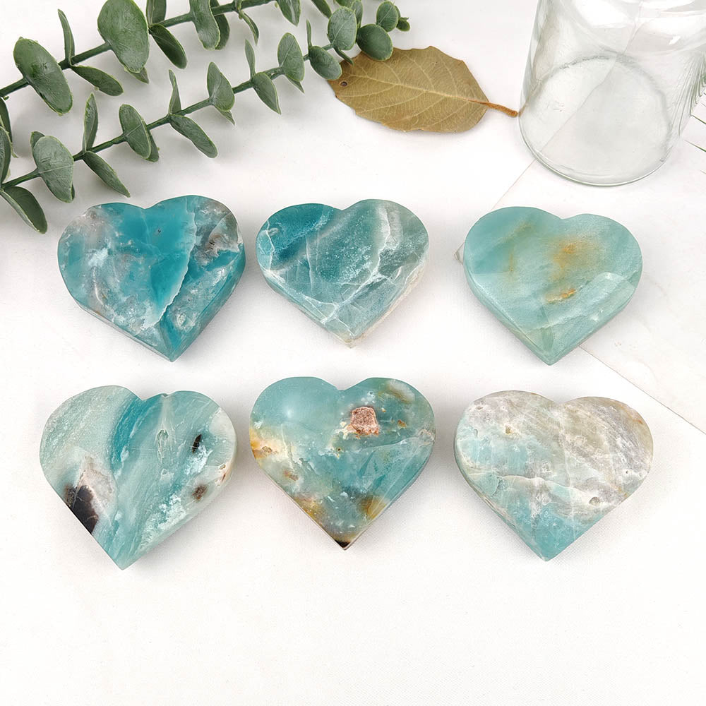 Amazonite Crystal Heart-1KG