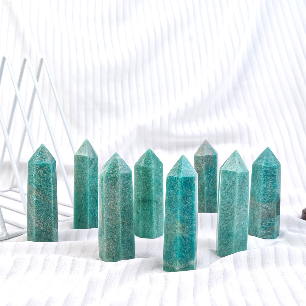 Amazonite Crystal Point Tower-1KG