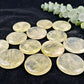 Citrine Round Palm Stone-1KG