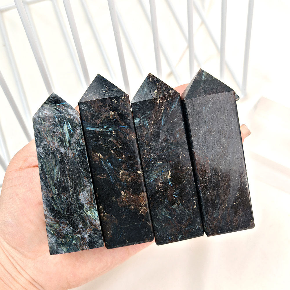 Astrophyllite Four Sided Column Tower-1KG