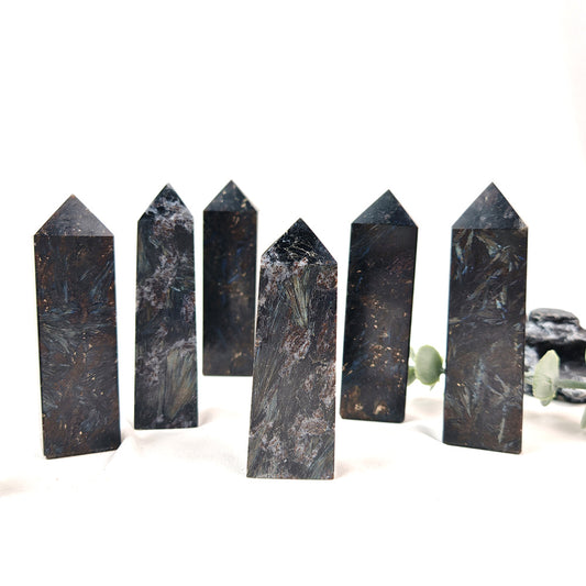 Astrophyllite Four Sided Column Tower-1KG