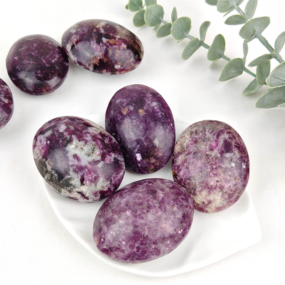 Lepidolite Palm Stone-1KG