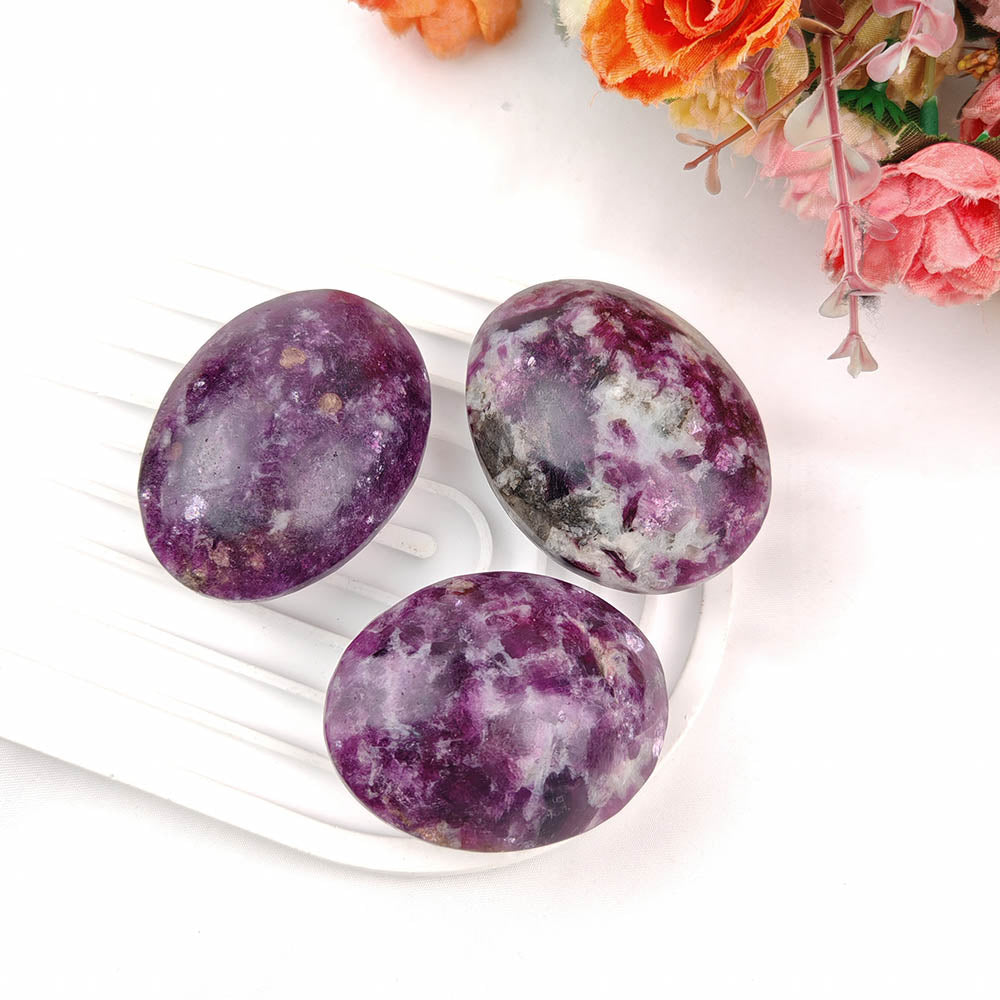 Lepidolite Palm Stone-1KG