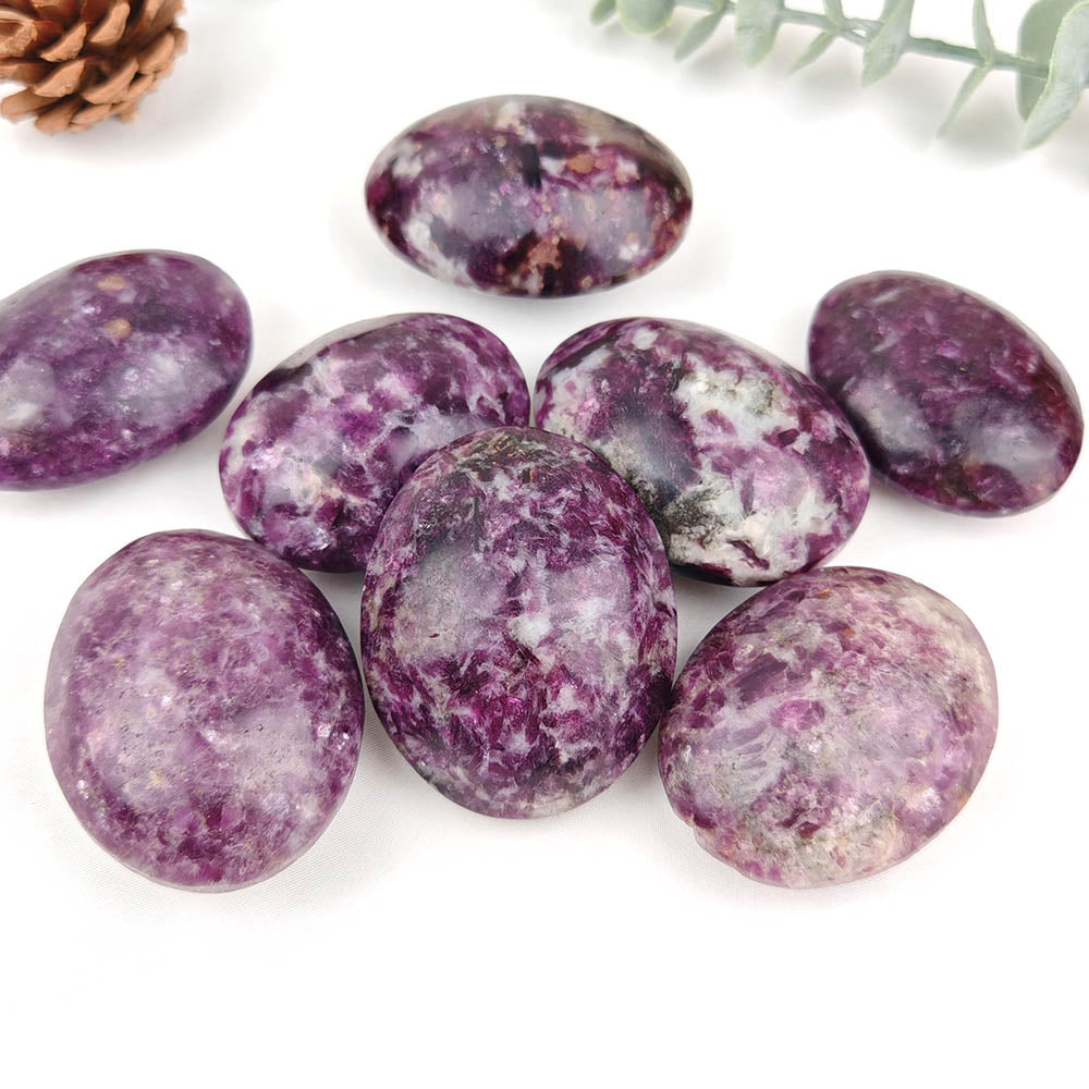 Lepidolite Palm Stone-1KG