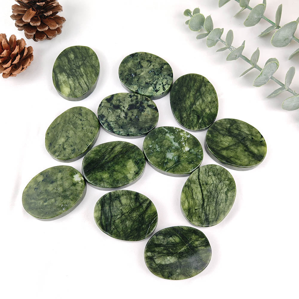 Xiuyan Jade Plat Palm Stone-1KG