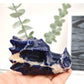 Sodalite Dragon Head Carving