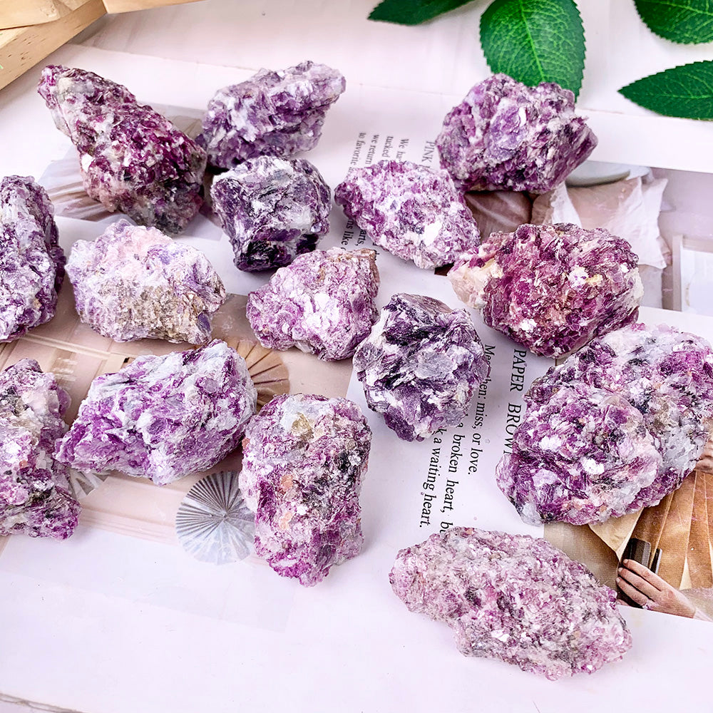 Purple Mica Raw Stone-1KG