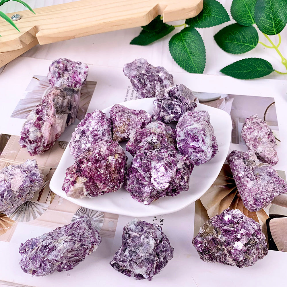 Purple Mica Raw Stone-1KG