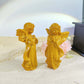 Yellow Jade Angel Carving
