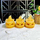 Yellow Calcite Pumpkin Carving Ornament
