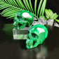 Malachite Skull Carving