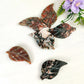 Red Moss Agate Leaf Ornament-1KG