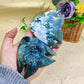 Moss Agate Fish Carving