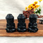 Obsidian Buddha Carving