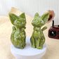 Xiuyan Jade Cat Carving