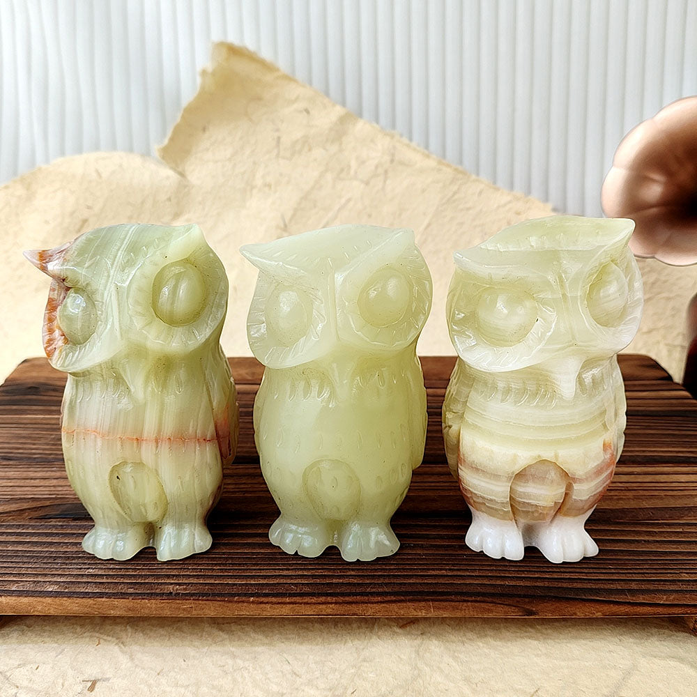 Afghan Jade Owl Carving-1KG