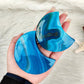 Blue Sardonyx Agate Moon Ornament-1KG