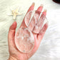 Clear Quartz Palm Stone-1KG