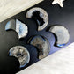 Black Sardonyx Agate Moon Ornament-1KG