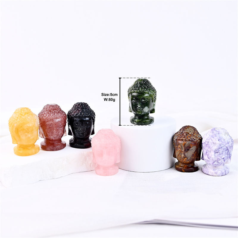 Buddha Head statues