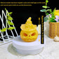 Yellow Calcite Pumpkin Carving Ornament
