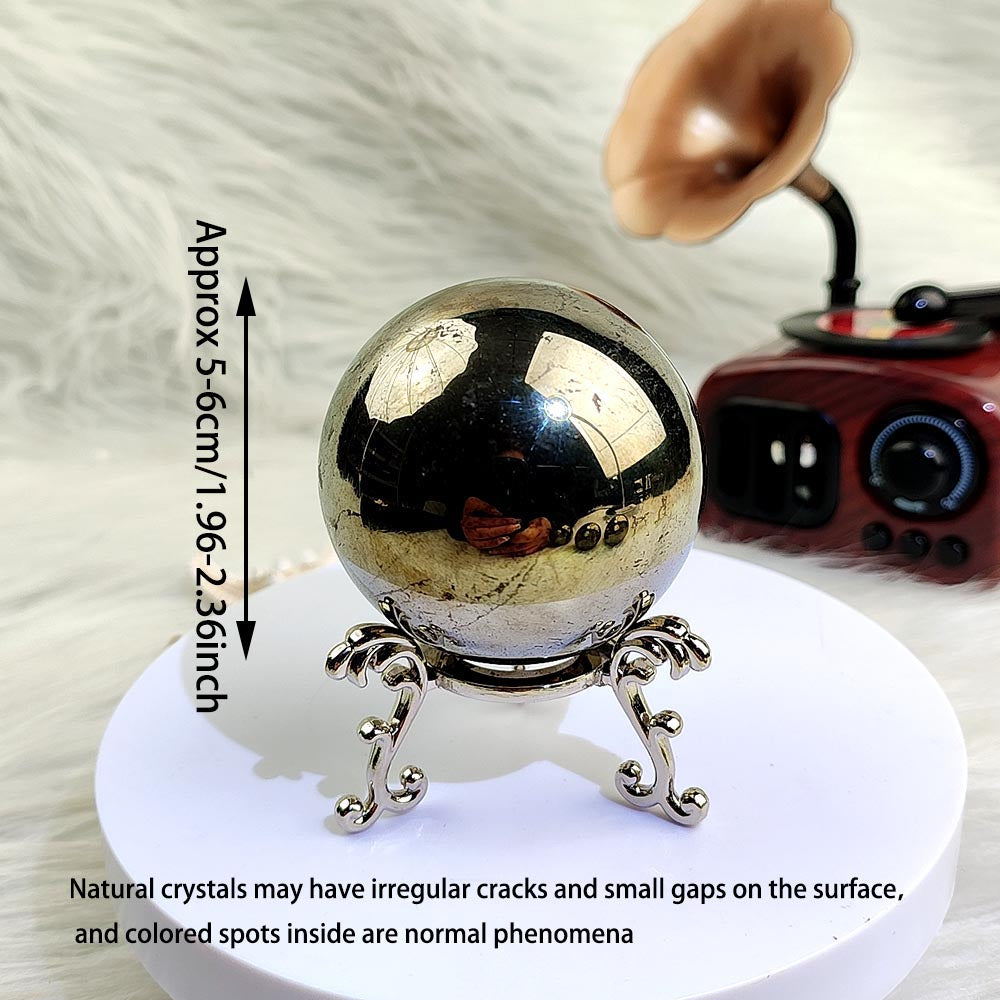 Pyrite Ball With Base -1KG
