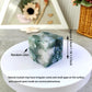 Moss Agate Cube Ornament-1KG