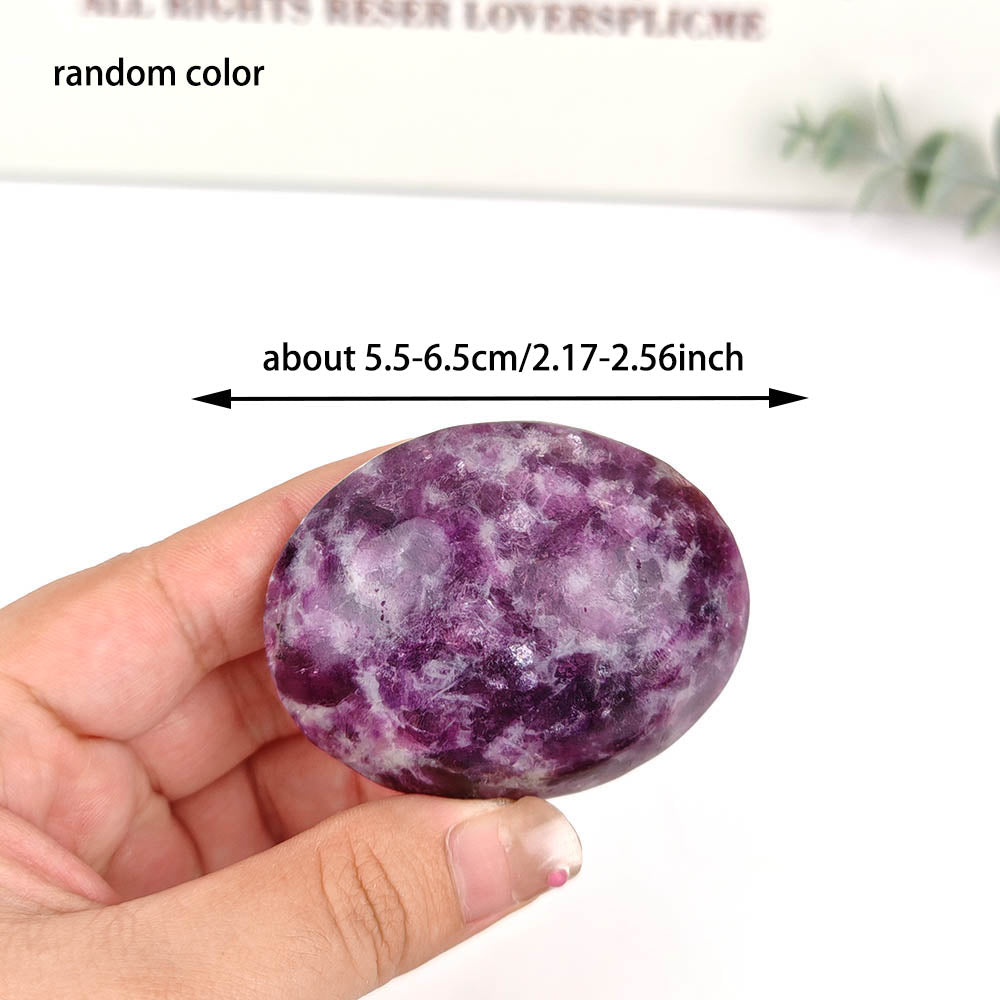 Lepidolite Palm Stone-1KG