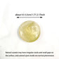 Citrine Round Palm Stone-1KG