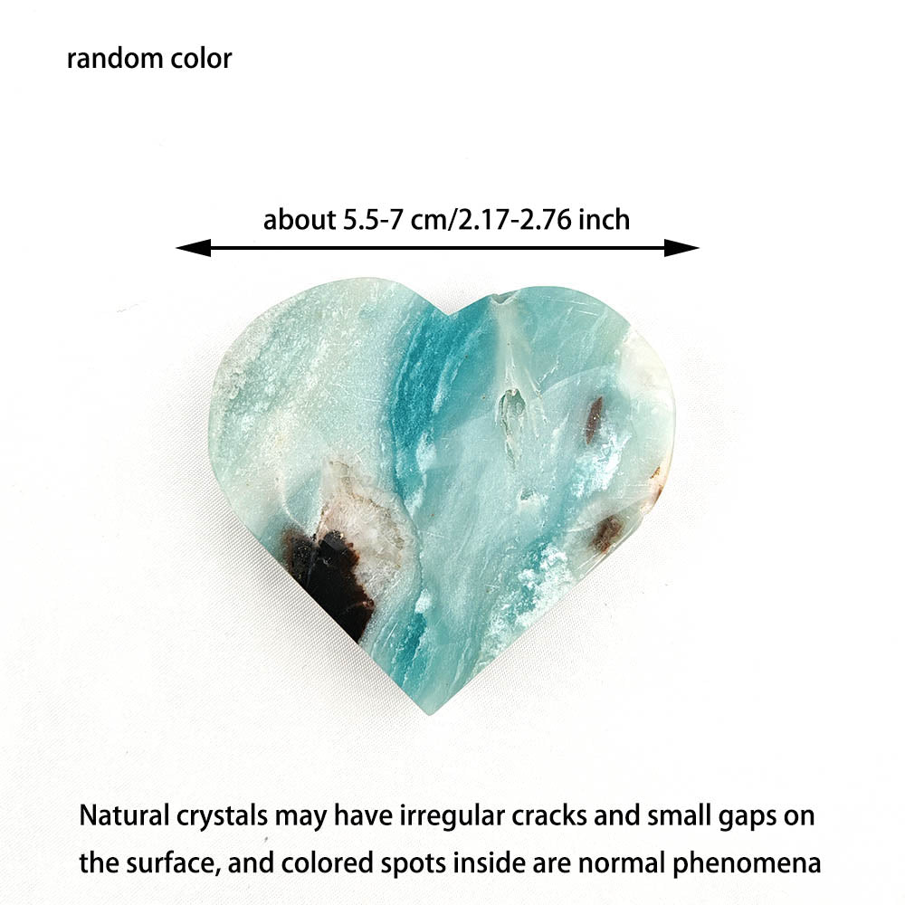 Amazonite Crystal Heart-1KG