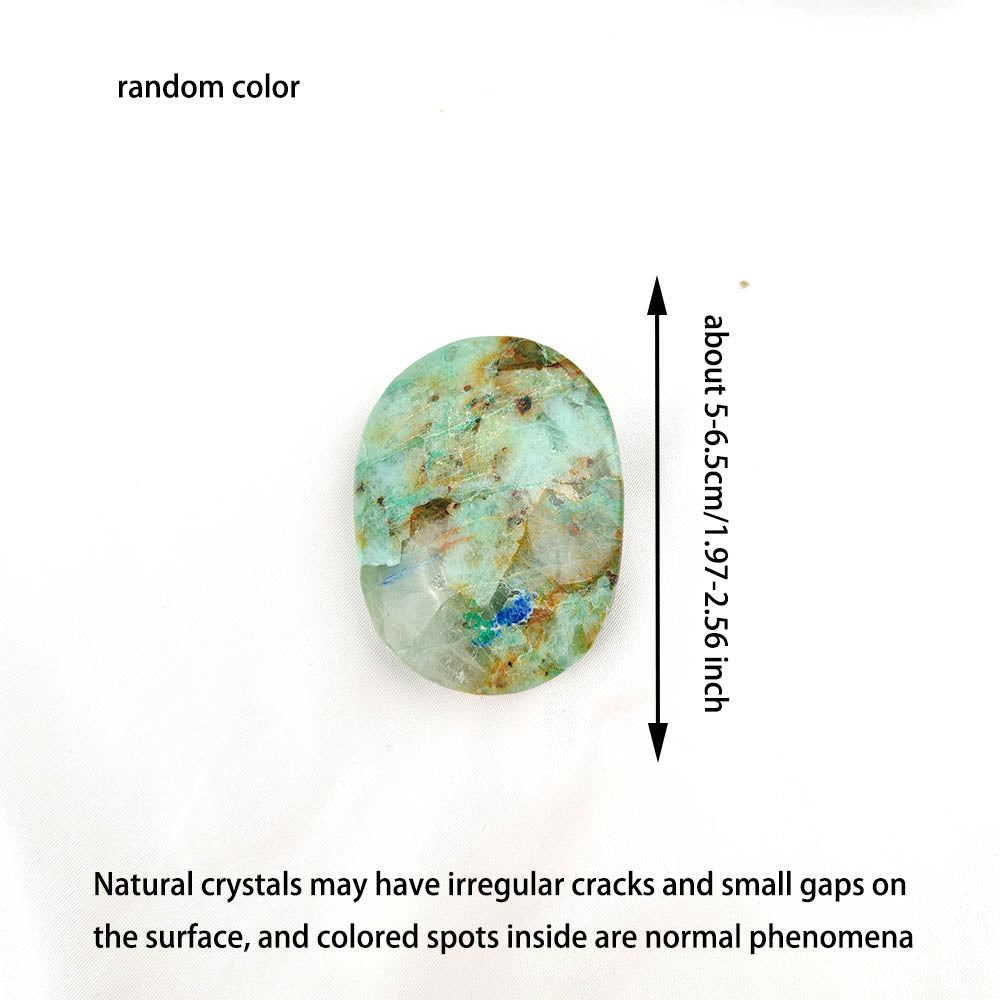 Chrysocolla With Azurite Palm Stone-1KG