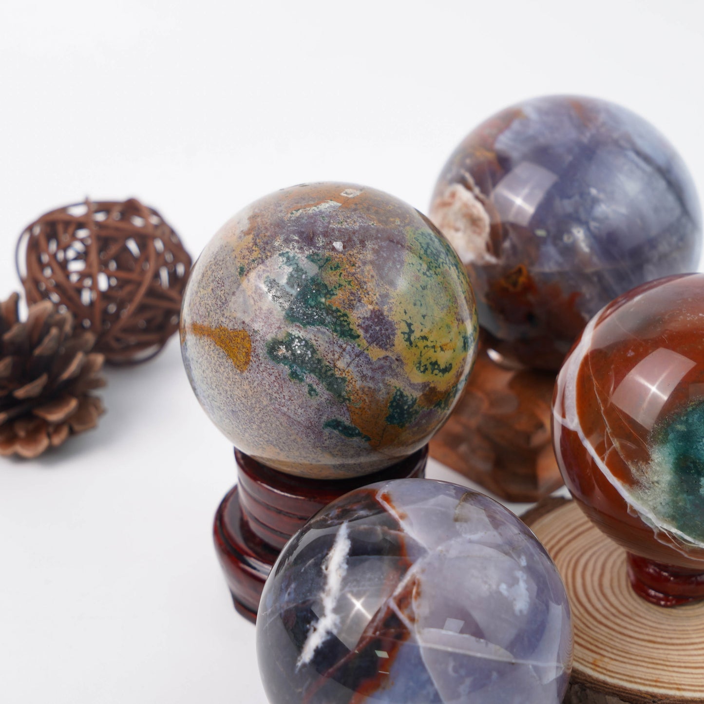 Wholesale Ocean Jasper Spheres