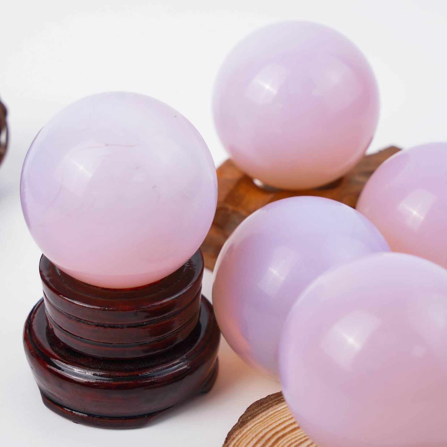 Wholesale Pink Opalite Spheres