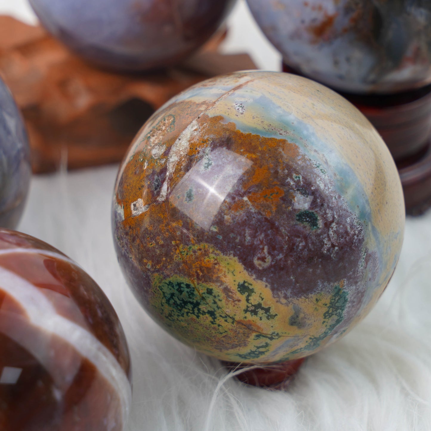 Wholesale Ocean Jasper Spheres