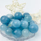 Wholesale Aquamarine Crystal Sphere Small And Light And Beautiful For A Gift Box