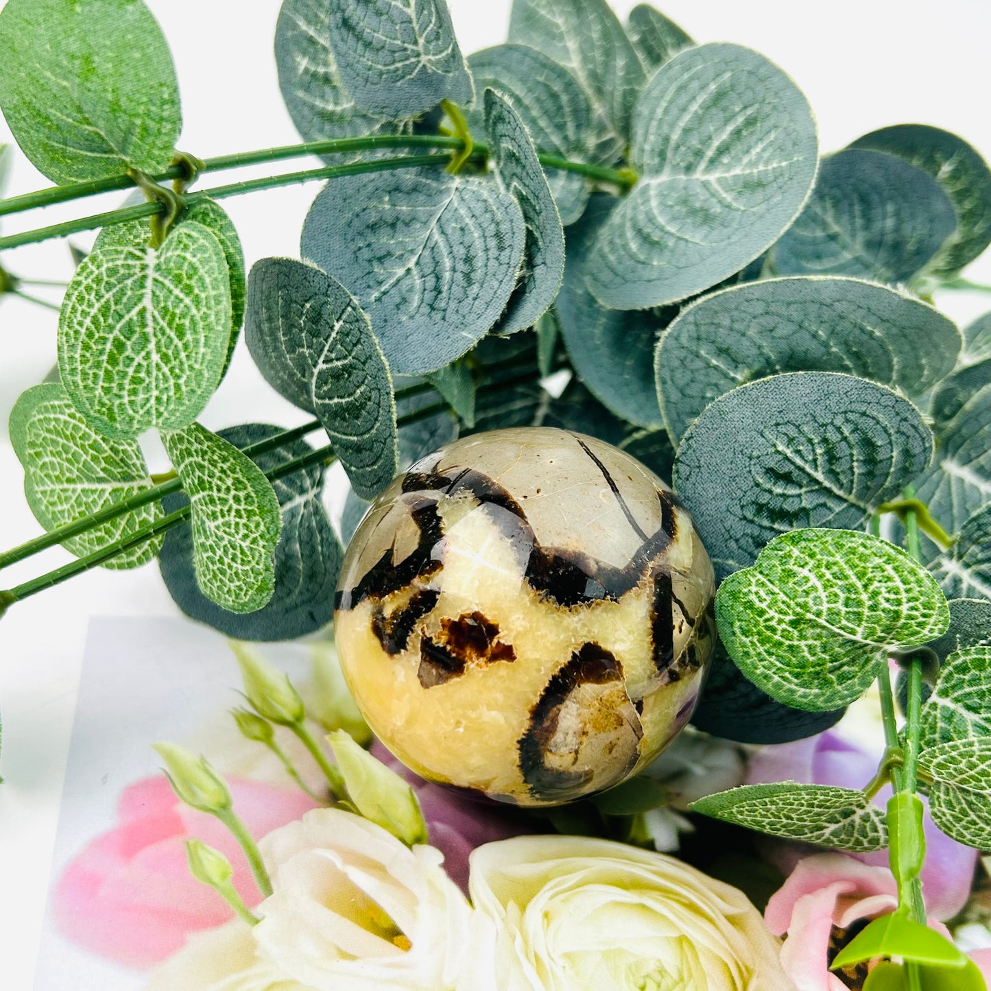 Wholesale Septarian Crystal Spheres Office Ornament